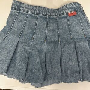 h&m divided collection denim skirt